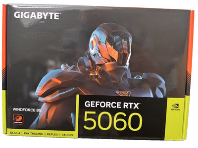 Gigabyte GeForce RTX 5060 WINDFORCE 8G Grafikkarte 8GB GDDR7, HDMI Neu Garantie