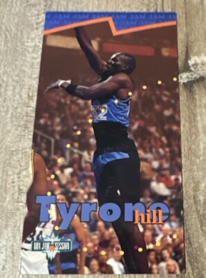 1995-96 FLEER NBA Jam Session - Tyrone Hill - #18 - XL Card