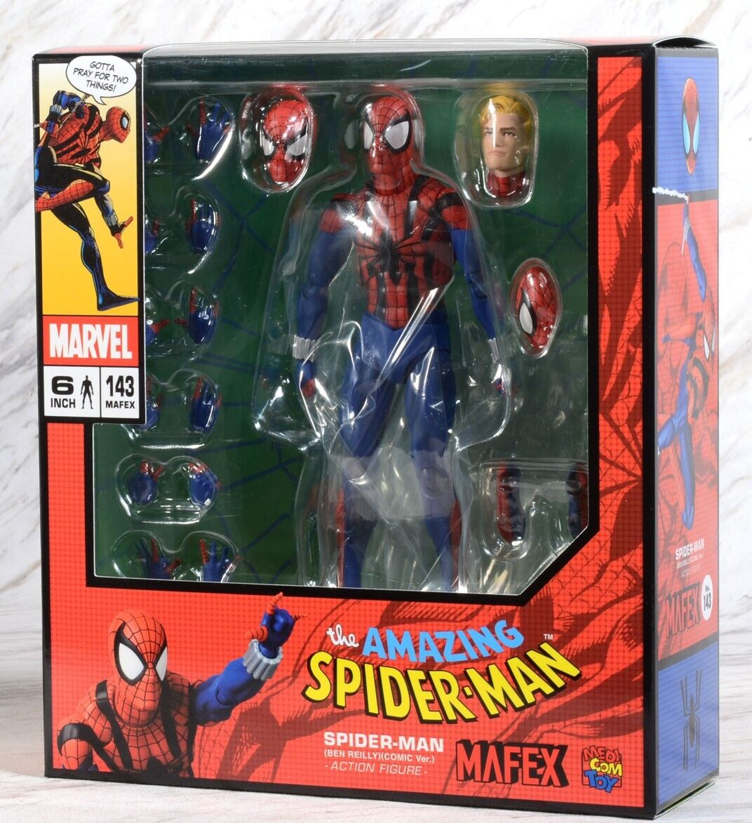 Medicom Toy MAFEX 143 SPIDER-MAN BEN REILLY COMIC Ver