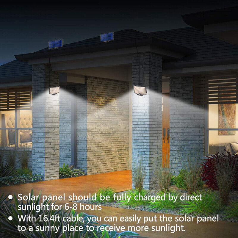 Solarleuchte Mit Bewegungsmelder Und 106 LEDs Für Den Außenbereich 2026