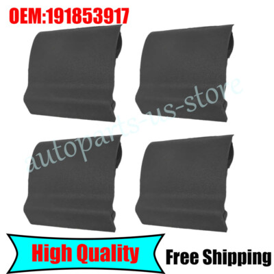 4Pcs Sill Side Skirt Jacking Point Cap Trim For VW Jetta MK2 GTI For VW Golf MK2