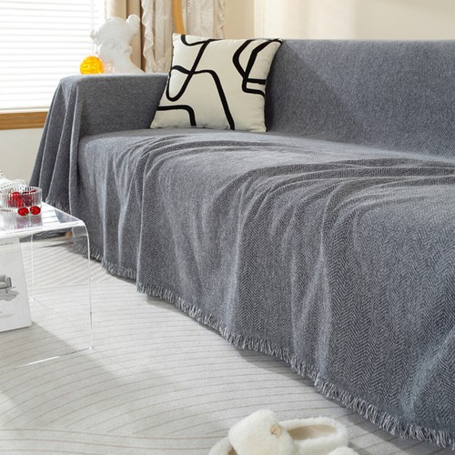 Sofa Towels Couch Throw Cover Blanket Lounge Slipcover Protector Chenille Decor - Picture 9 of 18