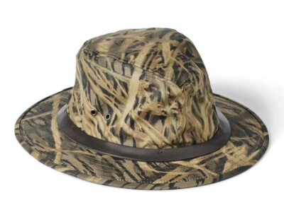 Filson x Mossy Oak Tin Cloth Packer Hat 20078588 Camo Shadow Grass