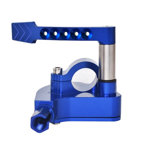 BILLET THUMB THROTTLE ASSEMBLY BLUE FOR YAMAHA BANSHEE YFZ RAPTOR 350 660 700 - Picture 3 of 10
