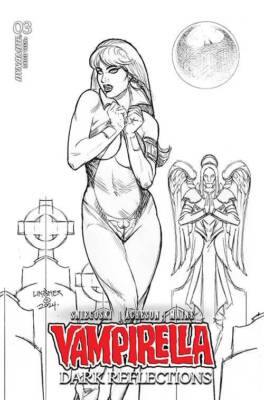 Vampirella Dark Reflections #3 Cover I 1:10 Variant Edition Linsner Line Art