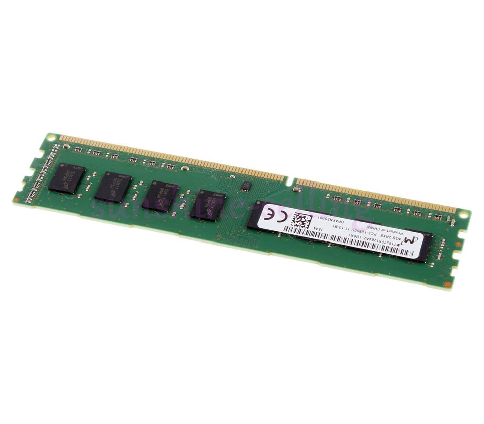 Micron Intel 4GB 2Rx8 PC3-12800U DDR3 1600Mhz 240Pin Desktop Memory RAM DIMM #ed - Image 3 of 4