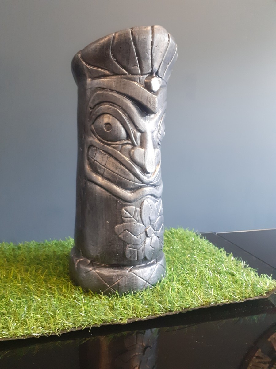 Large Stone Garden Totem Pole Inca Mayan Hawaiian Tiki Statue
