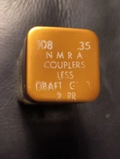 2 PR Universal Powermaster Corporation HO Scale NMRA Couplers #108 NOS