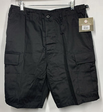 Rothco 65206 Black Military Bdu Shorts Gargo Army Swat M 31  -35   with Pocket
