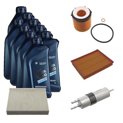 FEBI BILSTEIN Inspektionspaket 9L BMW Twin Power Turbo 5W-30 für 3er F30 F80