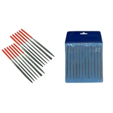12-Piece Fine Cut Needle File Set (3mm x 140mm),Needle Files  Jewelry Repair Kit