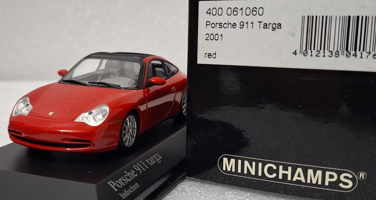 Porsche 911 (996) Targa 2001 Red 1:43 Minichamps 400061060