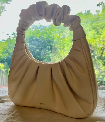 #ad JW PEI Women#x27;s Gabbi Ruched Hobo Handbag Adorable White Purse