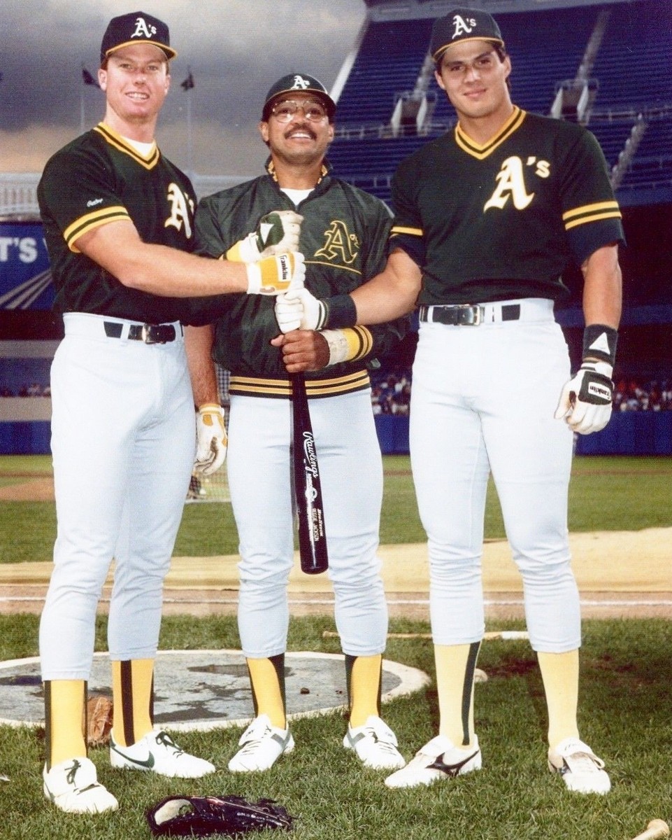 ■MLB Mark McGwire Jose Canseco Athletics 1988 Fleer #624 Mark McGwire / Jose Canseco Oakland