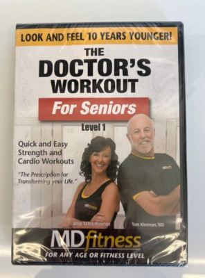 The Doctor's Workout For Seniors Level 1 DVD Anne & Tom Kleeman, MD Fitness