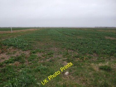 Photo 6x4 Crop field beside Engine Drain Gayton Engine Off Thacker Bank. c2015