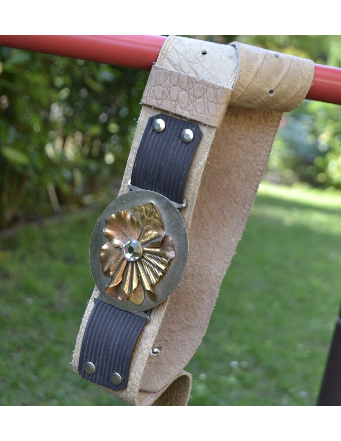 Leather Belt Style Tyrolean Size 70/90 CM-image