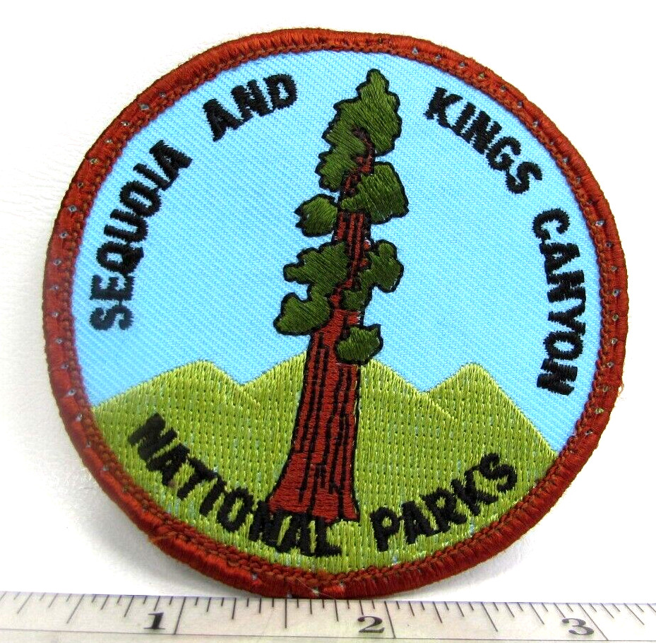Vintage Sequoia Kings Canyon National Parks Jacket Patch
