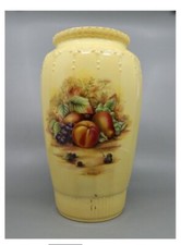 AYNSLEY ORCHARD GOLD TALL VASE 25cms - Rare; ...