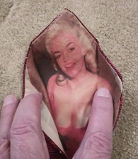 Vintage 1950s Jayne Mansfield Peekaboo Tie.Beautiful Red Pencil Style Tie.Rare 
