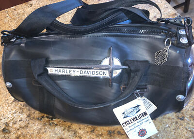 Harley Davidson CYCLEVOLUTION Tote Carry Satchel Made In USA read