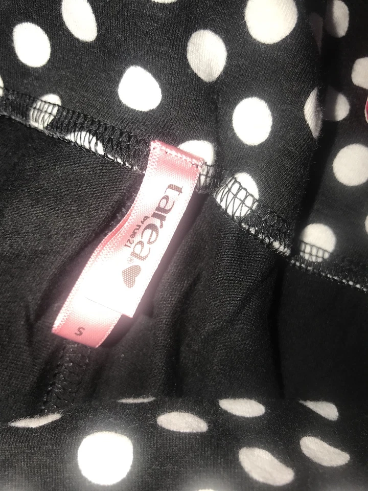 Women Tarea by rue 21 Crop Capri Athletic Pants Yoga Polka Dots Sz Small NWT  - Image 3 of 4