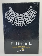 I Dissent. A Game Of Supreme Opinions RBG Ruth Bader Ginsberg Trivia Game NEW!