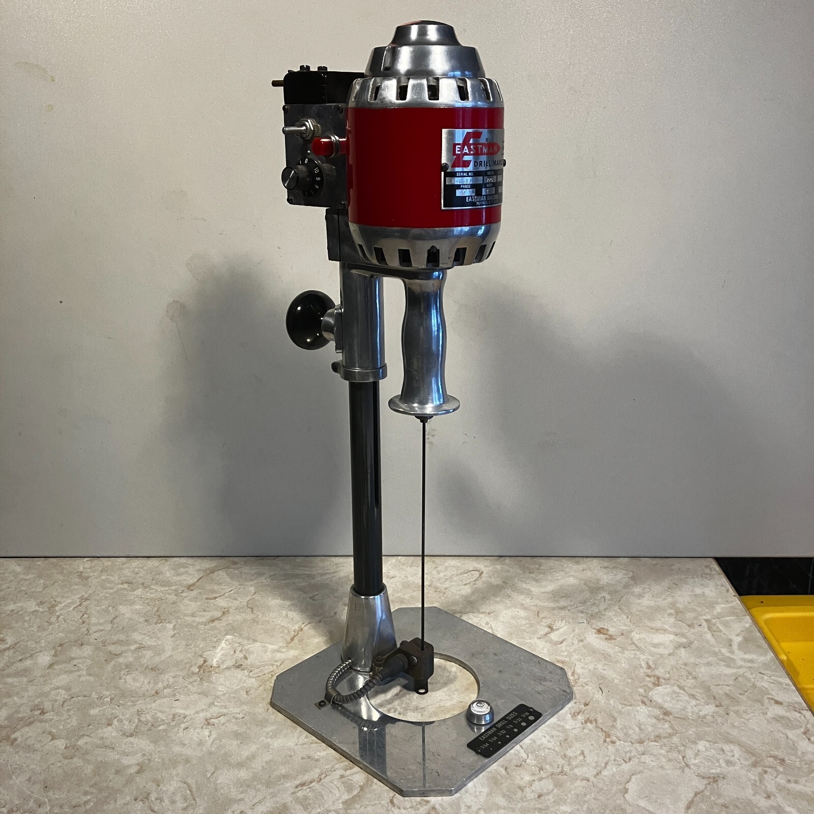 Eastman CD3H 8" Hot Cloth Drill Marker 220v 3 phase 50ft cord