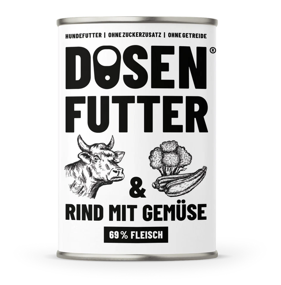 6x Dosenfutter® RIND & GEMÜSE