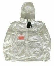 Nike Jordan 23 Engineered Full Zip Hooded Platinum Track Jacket Windbreaker Mens