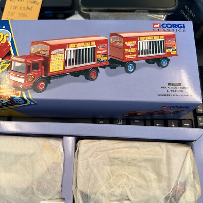 Corgi Classics Chipperfields Circus 97889 AEC Cage Truck Trailer