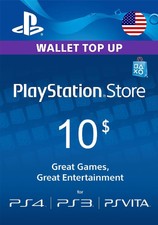 Playstation Network 10usd Card For Sale Online Ebay
