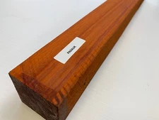 African Padauk Turning Blank 2x2x24 Pool Cue Square Wood Block-Free US Shipping