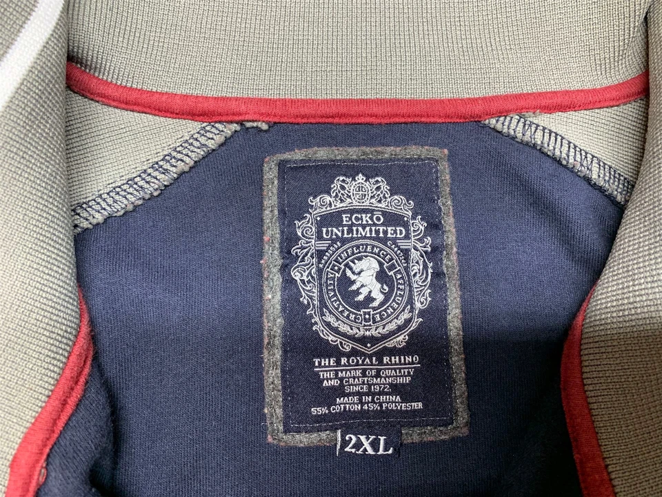 Ecko Unltd Mens Zip Front Long Sleeve Cotton Polyester Jacket 2XL XXL - Image 4 of 4