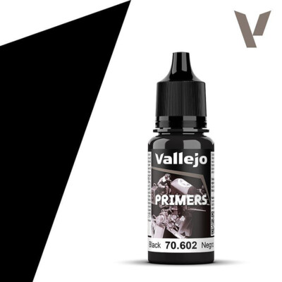 Vallejo NEW 70602 Grundierung Surface Primer 70.602 Black 18m