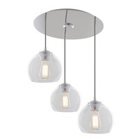Dvi Lighting Dvp13253mo-cl Oberon 3 Light Multi Light Pendant on sale Dvi Lighting Dvp13253mo-cl Oberon 3 Light Multi Light Pendant on sale