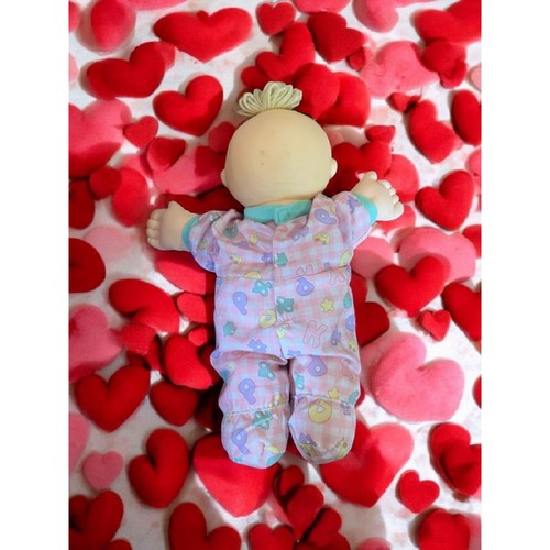 Muñeca niña Cabbage Patch 1983 cabello rubio ojos azules Xavier de colección - Imagen 7 de 12