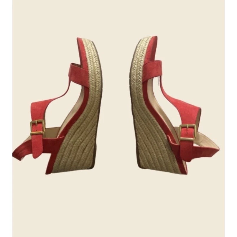 Kenneth Cole Reaction Coral 0.5" Plataforma Acolchada Correa en T Alpargata Zapatos 9.5 EE. UU. Foto 3 de 4