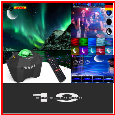 Cadrim Starry Sky Projector & Polar Light Lamp