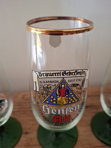 Taxis Vintage 4er Set kleine Biergläser St Pauli Mädchen Wolters etc deutsch - Bild 12 von 14