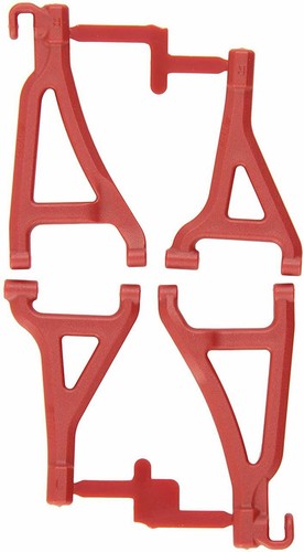 RPM RPM80699 FRONT Upper & Lower A-Arms, RED : 1/16 Grave Digger - Picture 2 of 2