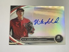 2013 Bowman Platinum Diamondbacks Nick Ahmed Auto #BPAP-NA