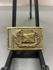 Vintage Brass Military Uniform Belt Buckle