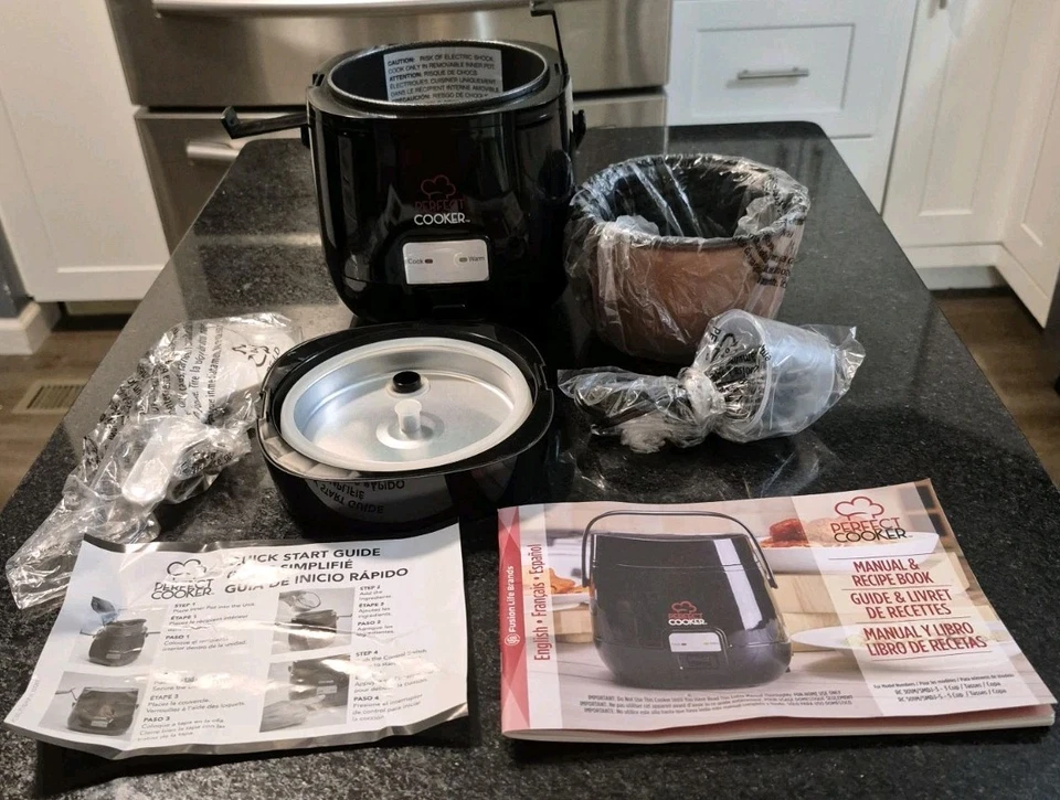 R Fusion Life Tristar Perfect Cooker Rice Cooker & More Black Great Condition - Image 2 of 4