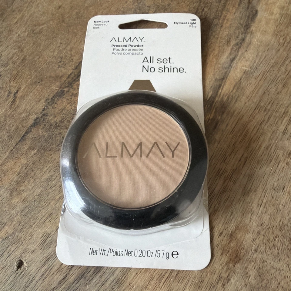 Almay Pressed Powder Makeup, Hypoallergenic, 100 My Best Light - Image 2 of 4