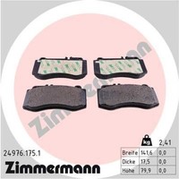 Zimmermann BremsbeläGe Bremsbelegsatz Vorne FüR Mercedes-Benz E-Klasse