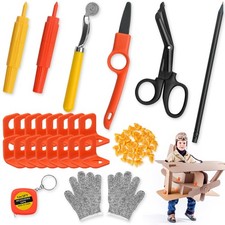 FEMBW Cardboard Construction Kit   150 PCS DIY STEM Craft Set with KidSafe Ca...