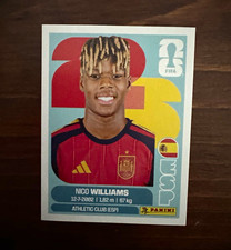 Panini FIFA World Cup Nico Williams Athletic Club (ESP) NUC 0 Rookie Card. rookie card picture