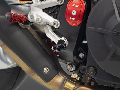 DBK Aprilia verstellbarer OEM Bremshebel Zehenzapfen - RS660 2020+ - schwarz