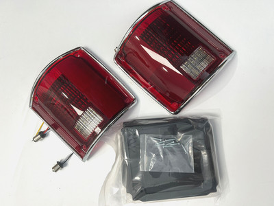 Fit for 1973-1987 Chevrolet GMC Truck Sequential LED  Tail  Lamp Set W/ Trim